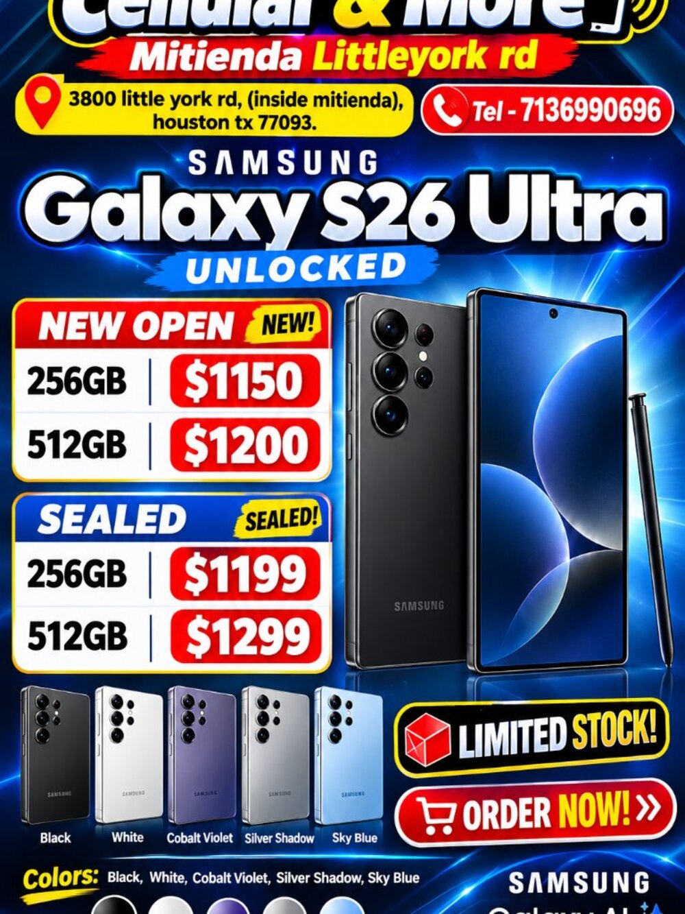 SAMSUNG 26 ULTRA UNLOCK